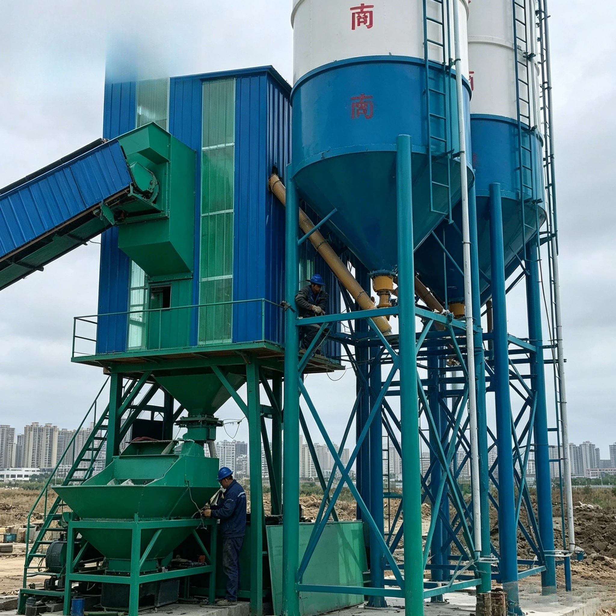 Concrete Mixing Station - 1500L  High Efficiency Schneider Control System Concrete Plant for Precast Production Customized