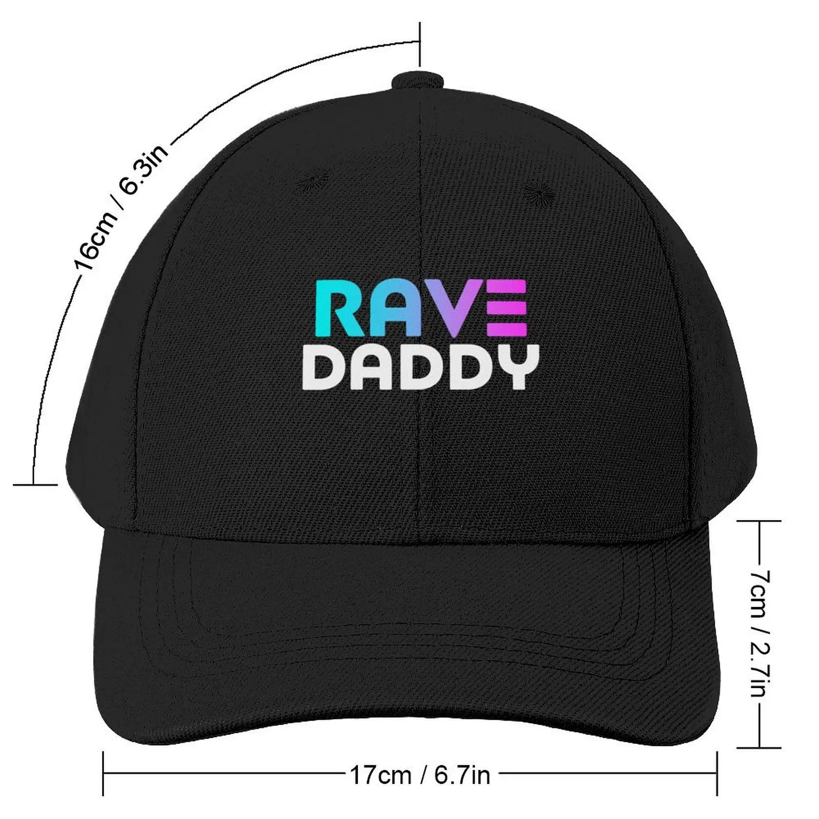 Rave Daddy - Trippy EDM Baseball Cap sun hat Sports Cap Military Tactical Cap Luxury Brand Golf Wear Men Women's