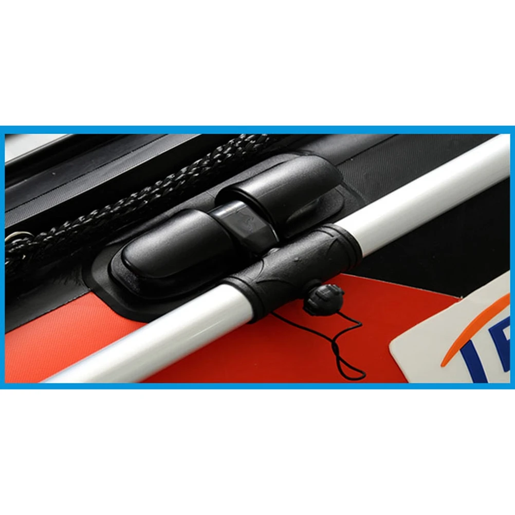 

Universal Inflatable Kayak Boat Paddle Oar Lock Anchor Holder Tie off Patch Wheel Row Roller Rowing Boat Kayak Accessories (Blac