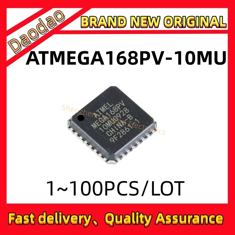 

Quality Brand New ATMEGA168PV-10MU ATMEGA168PV-10M ATMEGA168PV-10 ATMEGA168PV ATMEGA168P ATMEGA168 ATMEGA IC Chip 32-VFQFN