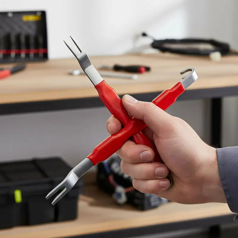 Universal Auto Wire Terminal Release Tool Multifunctional Separator Pliers Car Electrical Connector Oil Pipe Line Disassembly
