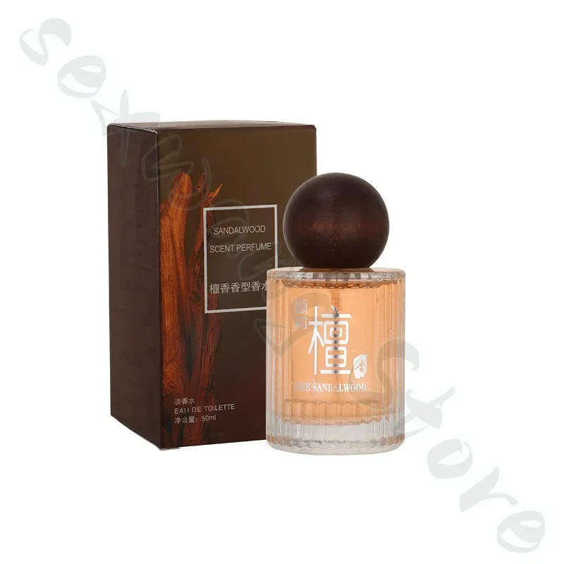 50ml ebony, sandalwood and ebony perfume for women, fresh, natural and long-lasting fragrance, niche woody scent covering