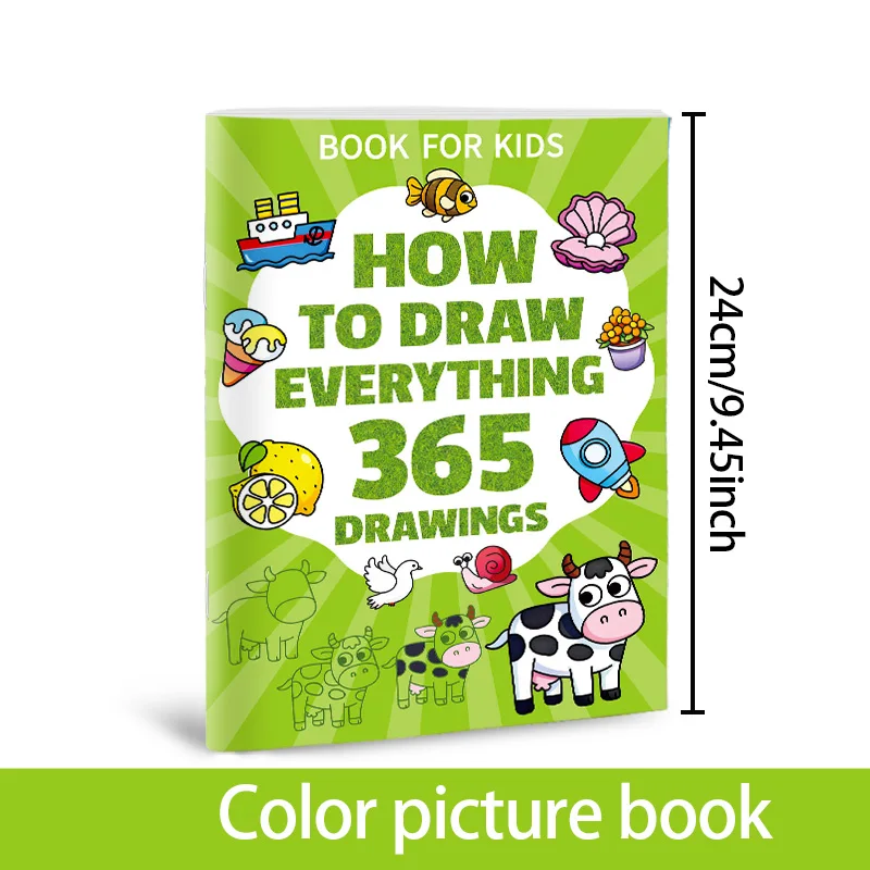 Teach Children's Drawing Books, How to Draw with Colors, and How to Draw Everything 365 Drawings Are Children's Drawing Study Books image 6