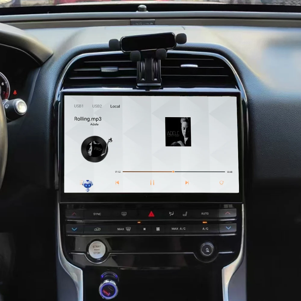 

11.4" Car Radio For Jaguar XE F-Pace 2016-2018 Original Factory Curved Screen Car Multimedia Video Player Stereo Auto Carplay 4G