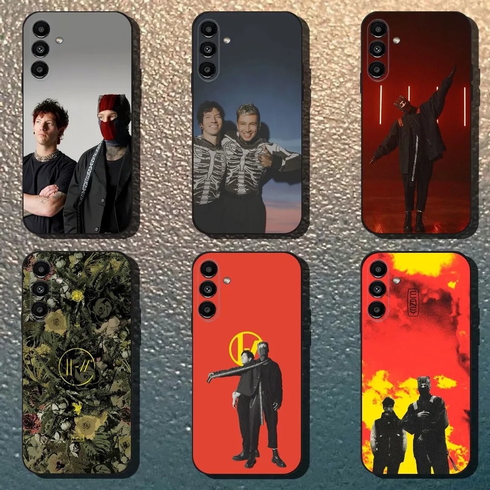 

MUSIC Twenty One P-Pilots Phone Case For Samsung Galaxy A13,A21s,A22,A31,A32,A52,A53,A71,A80,Soft Black Shell