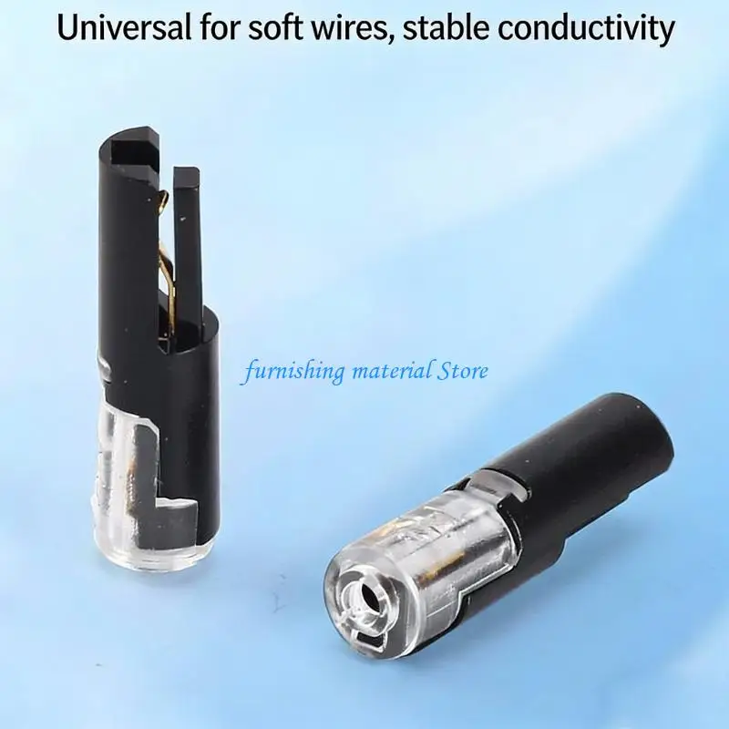 Y5GD 10Pcs Single Wire Plug-in Connector with Locking Buckle For Easy Installation