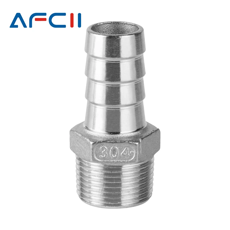 Hose Barb Connector 304 Stainless Steel 1/8\