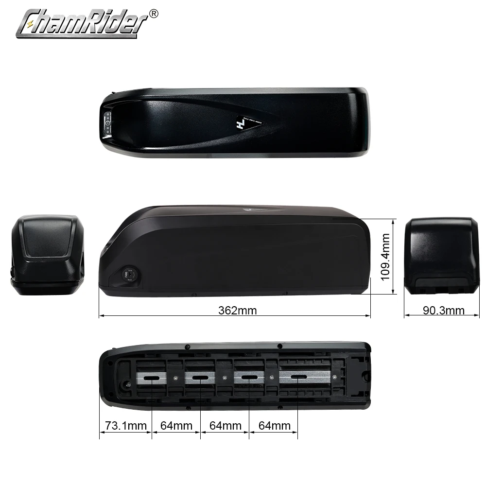 ChamRider G70 Battery Box HaiLong downtube Battery Down Tube Battery Case 18650 Cells 10S7P 13S5P 14S5P