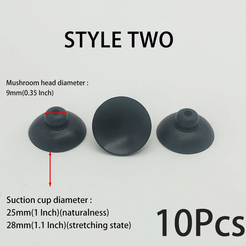 10Pcs Rubber Suction Cup Clips Set For Water Pump Aquarium Supplies Prevent Displacement