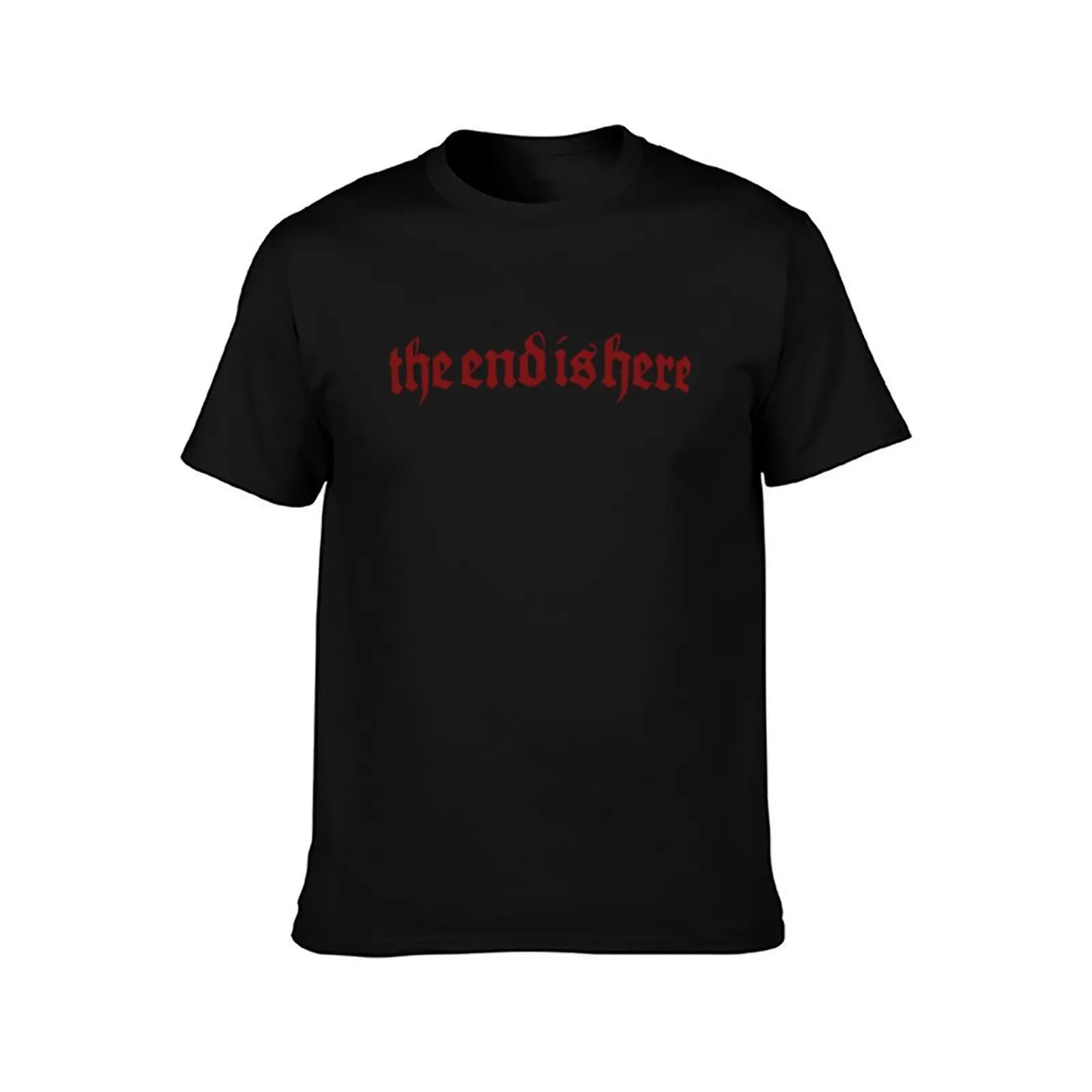 I Know the End T-Shirt Plus Size Basic Cotton T-Shirt