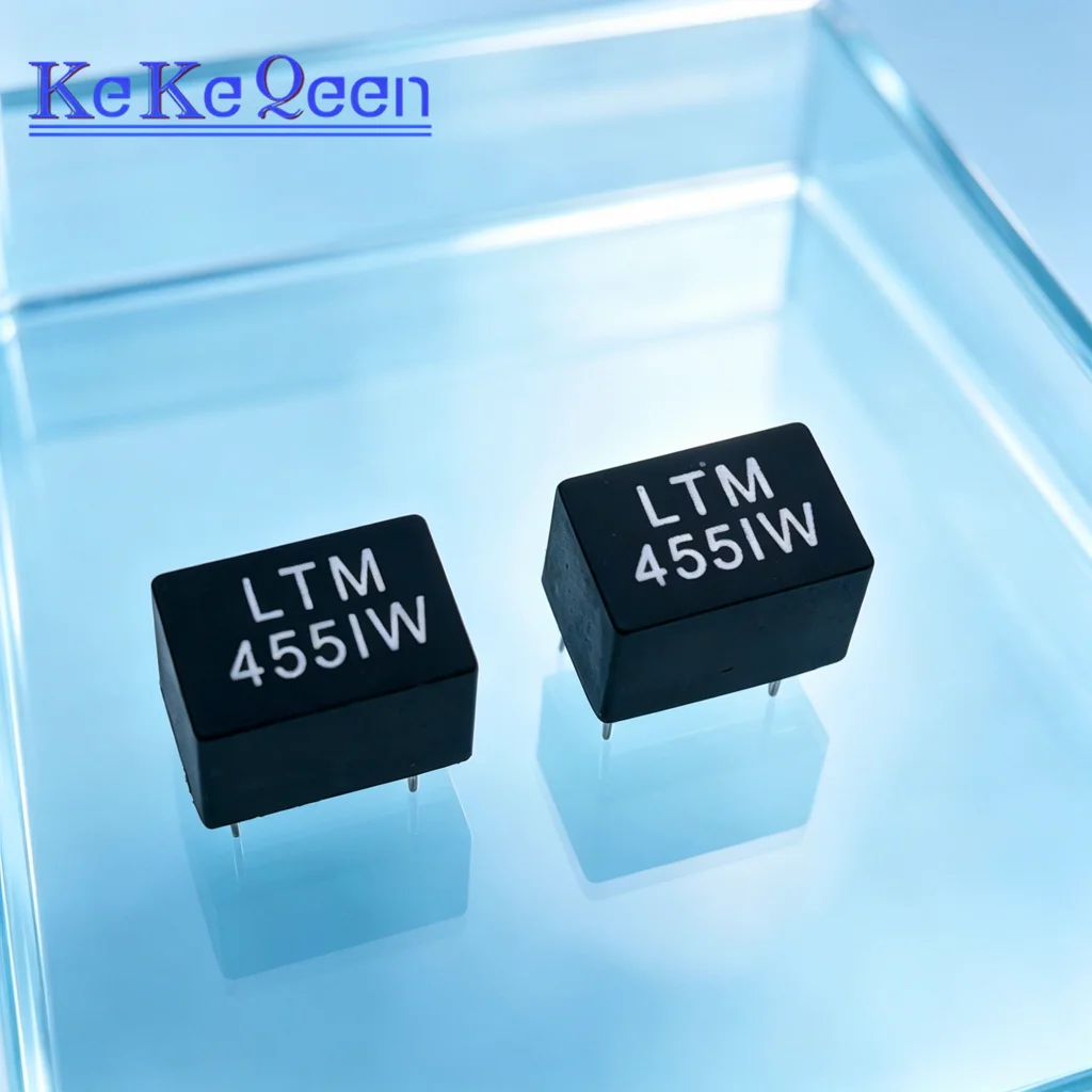 5PCS/LOT NEW LTM455I LTM455IW 455I 455IW M55IW LTM455ITW 2+3 5Pin DIP-5 455KHz Ceramic Filter for Communication Signal Relay