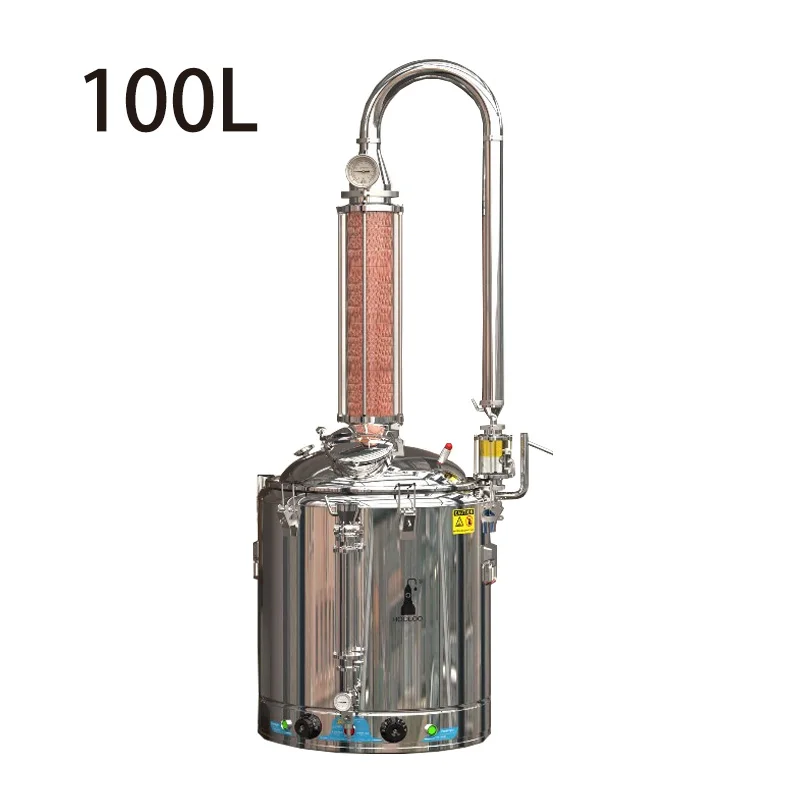 100L Electric Hydrosol Essential Oil Machine For Extracting And Making Frankincense Distillation Extractor Commercial