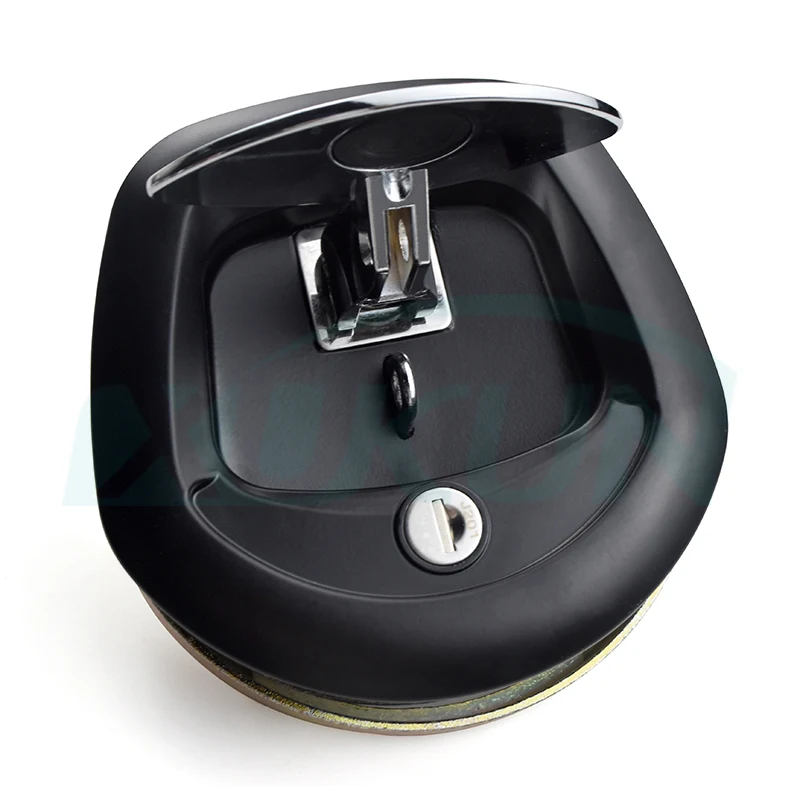 XK160 جهاز تحكم عن بعد يعمل بالطاقة، مقبض T مركزي قابل للطي، أقفال ذيل الحوت الأسود