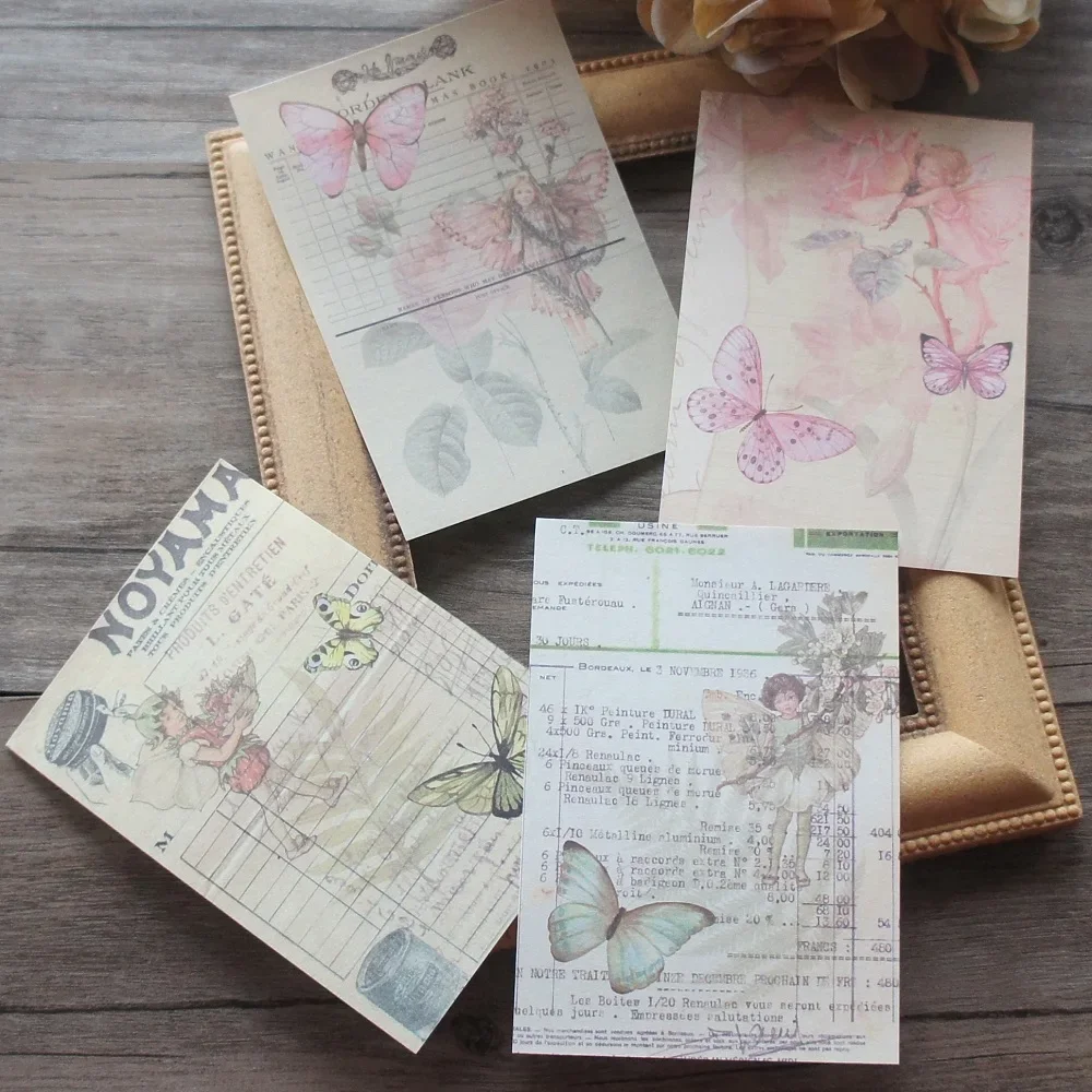 

30pcs Elves Hiding In The Forest Design Gift Decoration Paper Creative Craft Paper Scrapbooking Background DIY