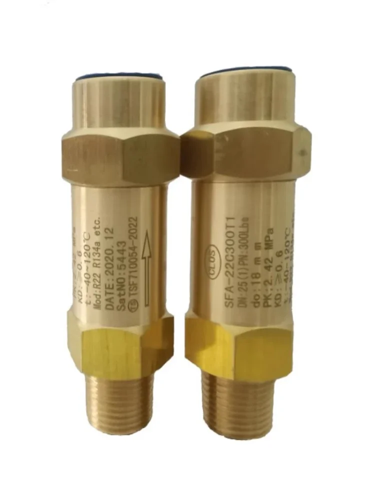 Spring type high pressure air conditioner CSA-22C300T evaporator safety valve SFA-22C300T