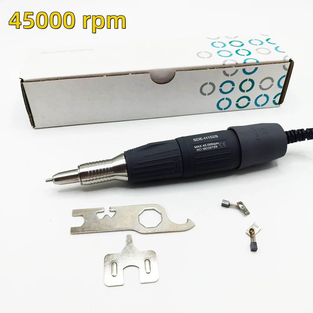 

45000rpm Micromotor Nail Drill Pen SDE H102S Handpiece For All Marathon STRONG 210 90 Electric Manicure machine Handle Nail Tool