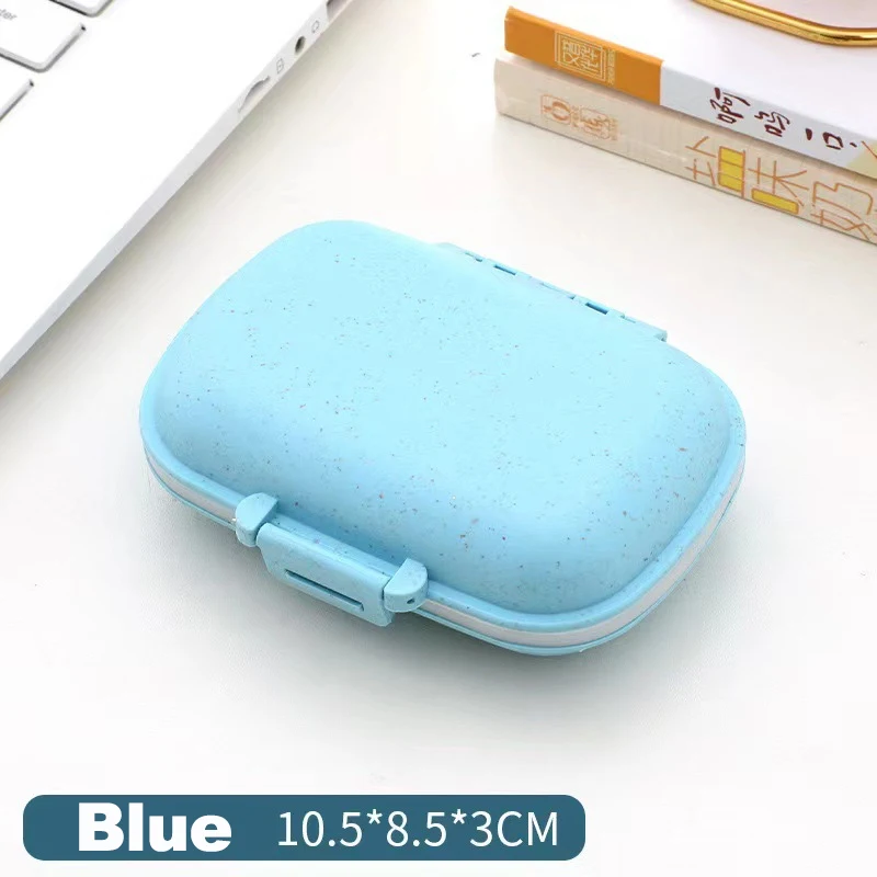 8 Grids Mini Portable Pill Box Travel Medicine Holder Foldable Tablet Storage Drug Case Container Dispenser Organizer Tools