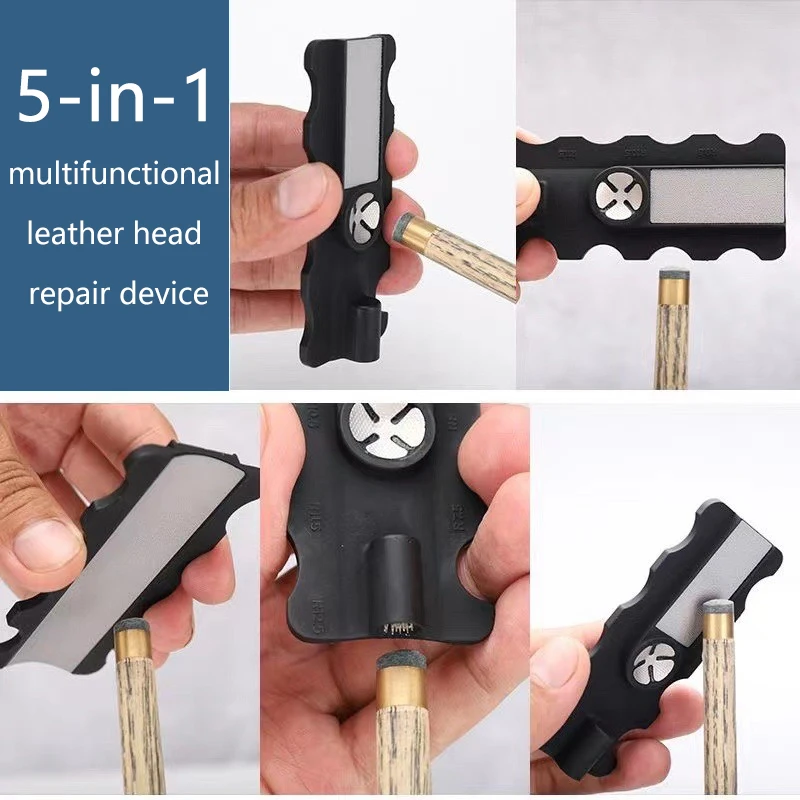 

1 шт., шлифовальный инструмент для наконечника бильярдного кия, многофункциональный ремонтный формирователь, наконечники для снукера, круглая резка с пинприком, бильярд