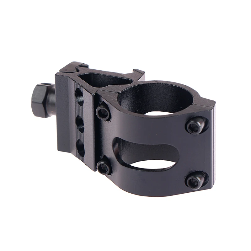 25.4/30mm 45 Degree Offset with 25.4mm/ 30mm Rings Hunting Rifle Flashlight Bracket Clip Mount for 20mm Rail Holder