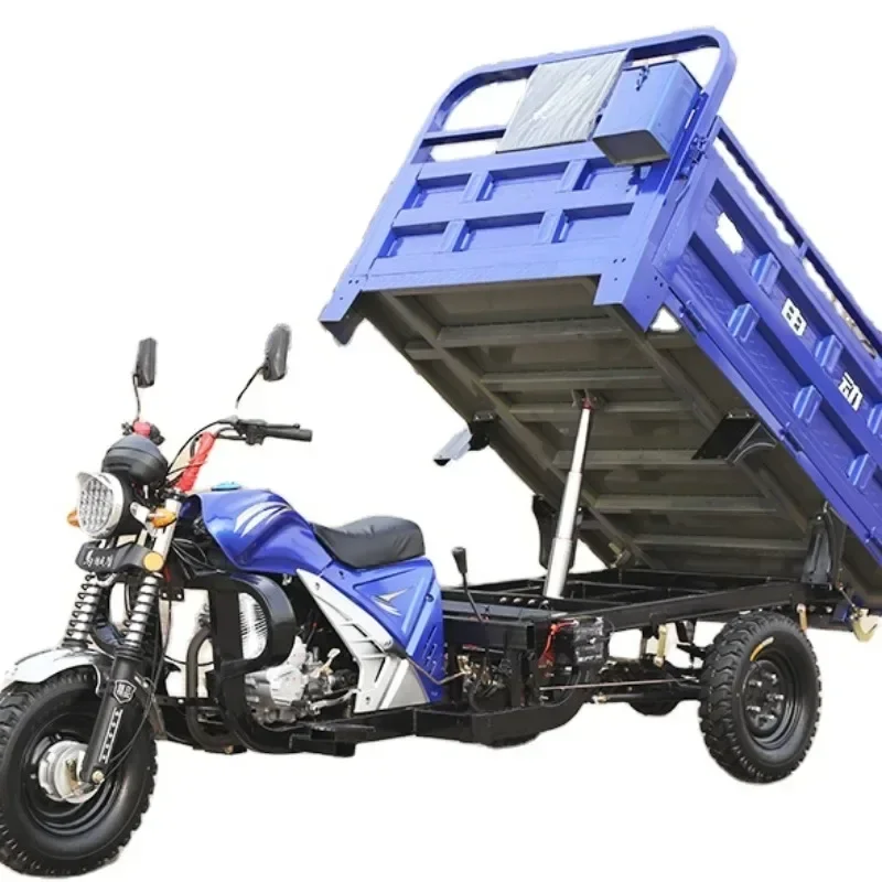 Hot Sales 2025 China Hot Sale 150cc 200cc Tricycle Electric Tuk Tuk Freight Tricycle