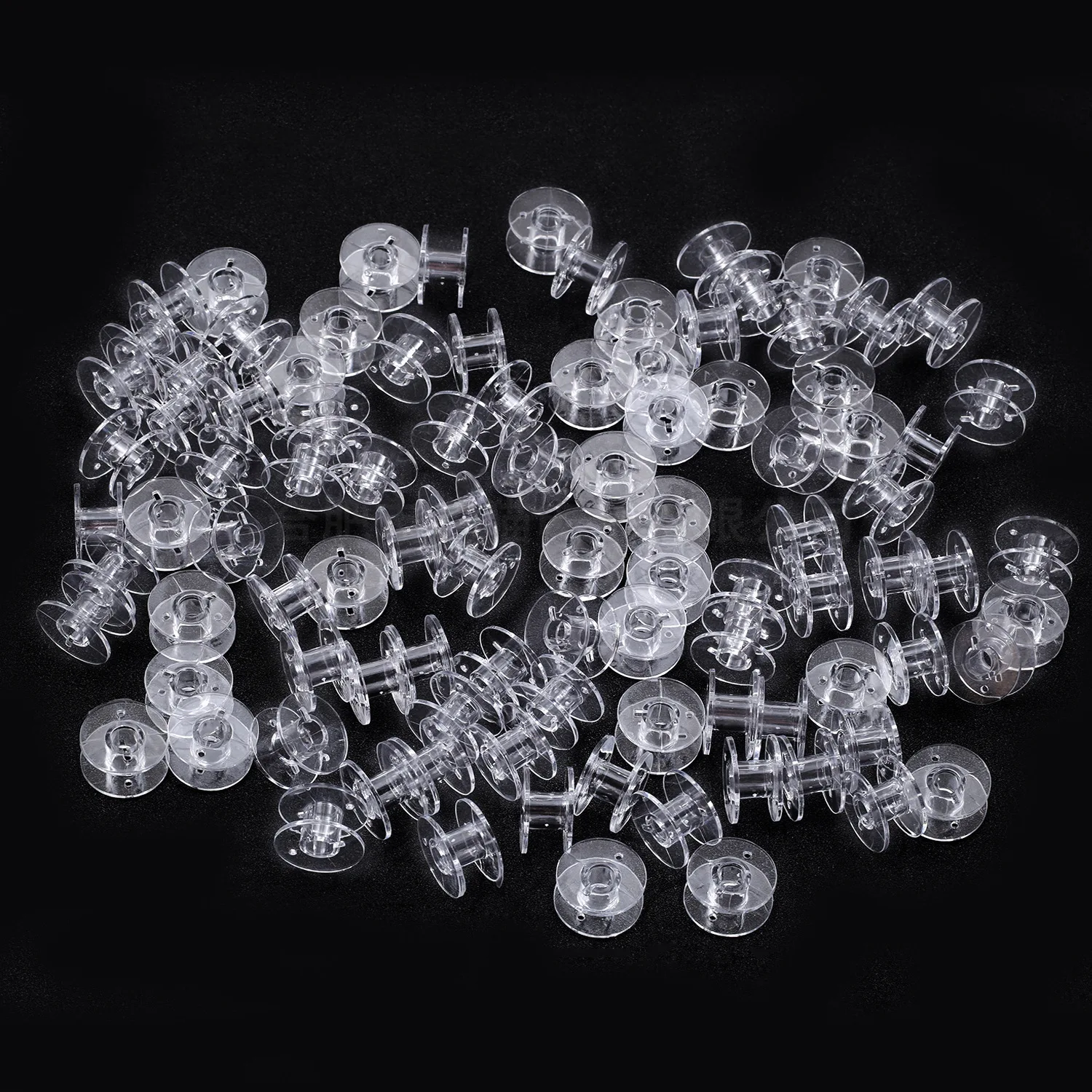 10-50Pcs Transparent Sewing Machine Spools Home Plastic Empty Spool Bobbins Sewing Tool Accessories Universal Threads Bobbin