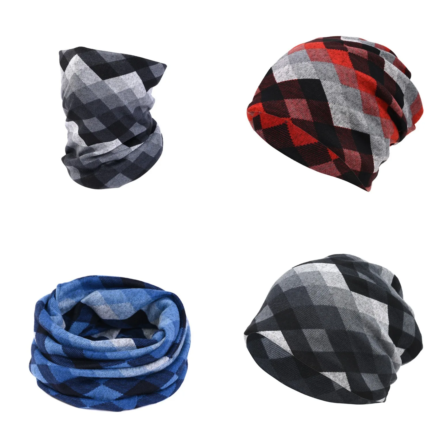 Turban Hat For Women Men Unisex Beanie Multi functional Grad