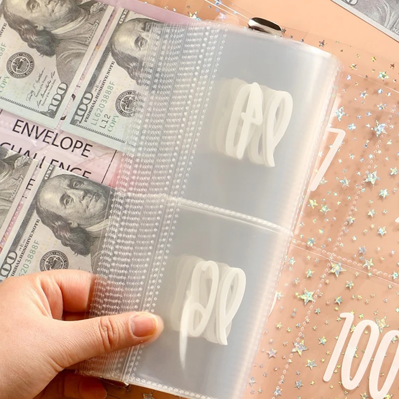 100 Dagen 100 Envelop-Besparingen Uitdaging Om Geld Te Besparen Uitdaging Binder Notebook Cash Budget Organizer Geld Besparen Spel