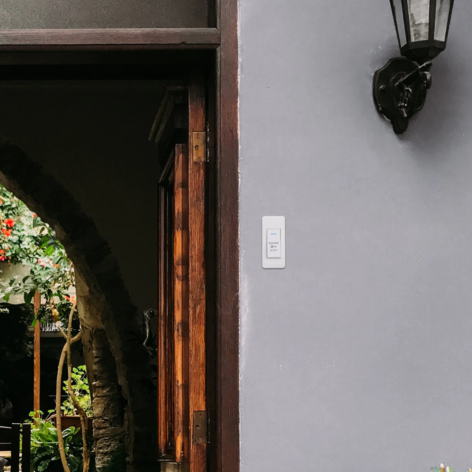 

High Power Access Control Doorbell Chime Wired Mounted Exit Button Open Sensor Cabinet Light Small Space Saving