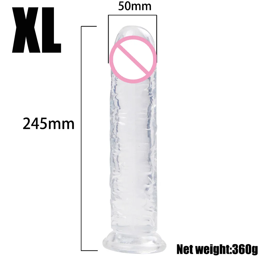 TleMeny Realistic Dildo With Suction Cup Huge Jelly Dildos Sex Toys For Woman Fake Dick Big Penis Anal Butt Plug Erotic Sex Shop