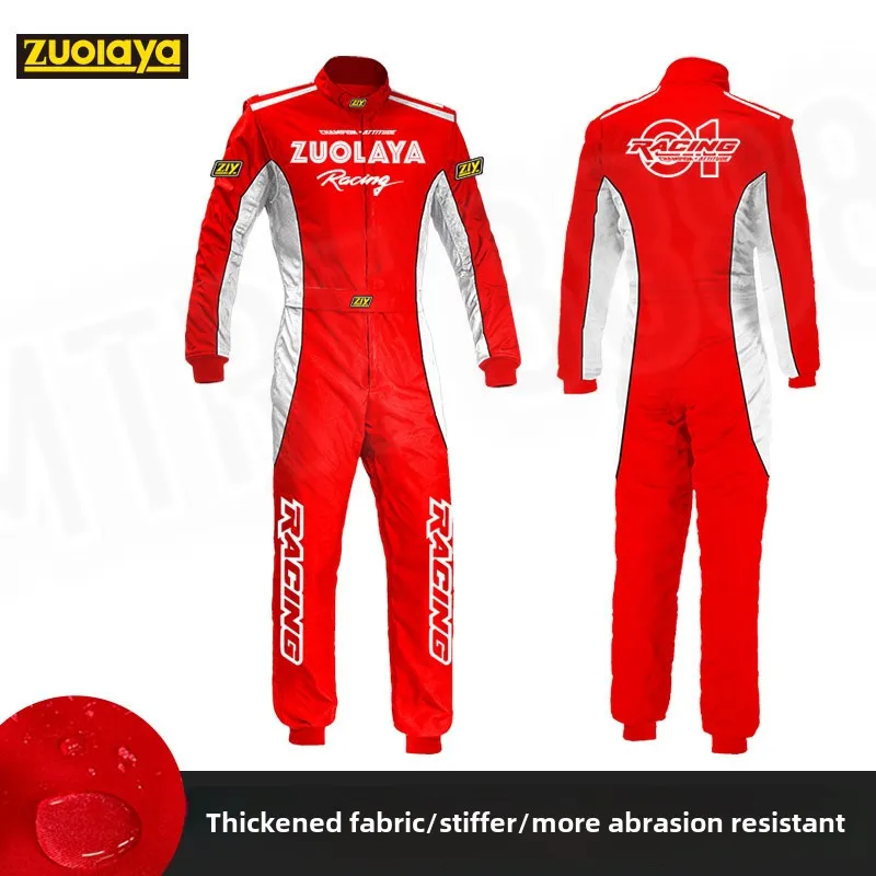 Off-road ATV Winter Wear-resistant Thickened Kart UTV Rally Drift Race Male and Female Couple Jumpsuit Motorcycle Riding Jacket