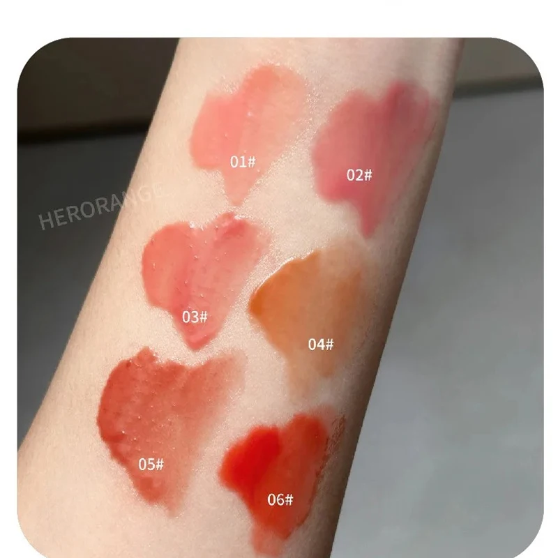 Jelly Rose Lip Tint Balsem Solid Lip Gloss Zorg Hydraterende Olies Lippenstift Primer Koreaanse Make-Up Met Silonenborstel