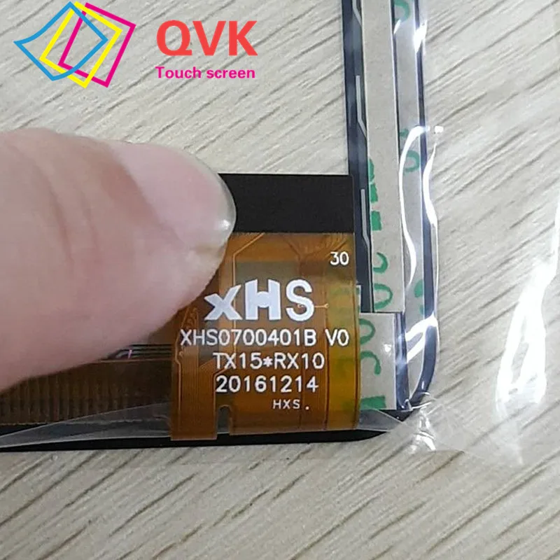 Black 7 Inch P/N XHS0700401B V0 TX15*RX10 20161214 HXS. Tablet Capacitive Touch Screen Digitizer Sensor External Glass Panel