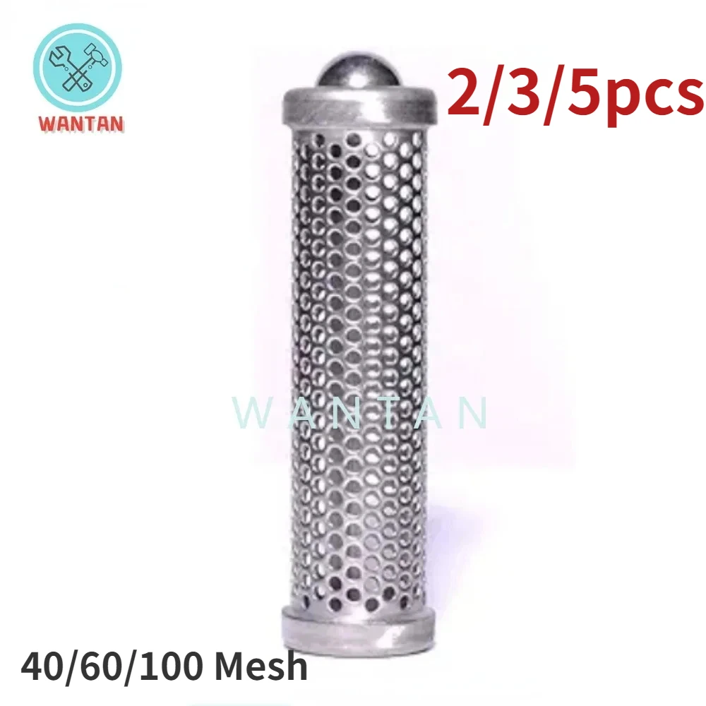 2/3/5pcs Pump Filter Screen 40/60/100 Mesh for Titan Airless Spray Machine Stainless Steel Collection Valve Cage 930006