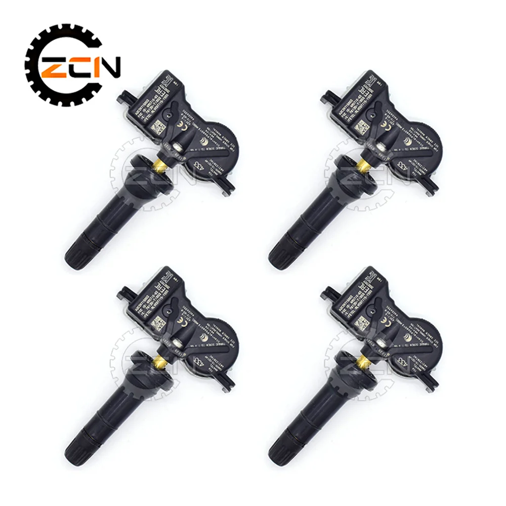 4 Pcs TPMS Sensor 68252493AA 68252493AB 68313387AA 68313387AB 68313387AC For Dodge Durango Jeep Grand Cherokee 433MHz