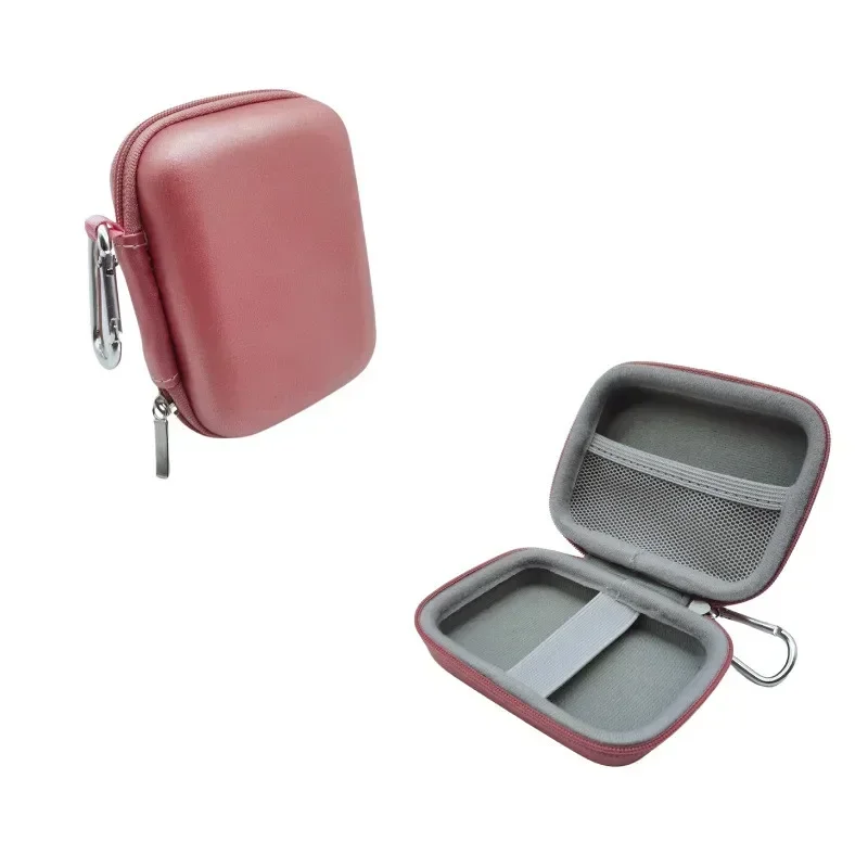 Bolsa de almacenamiento portátil para Cable de carga de datos, caja de almacenamiento de PU, disco USB, funda protectora para auriculares, Cable de auricular