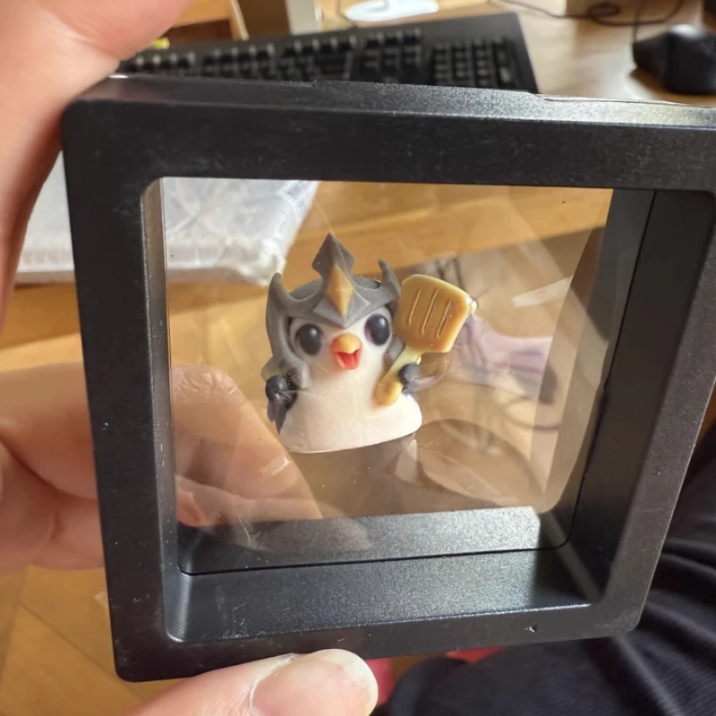 Sekop emas Keycap kustom topi Keyboard Resin buatan tangan KeyCap untuk Aksesori Keyboard mekanik 1U hadiah Cherry Lucky65V2