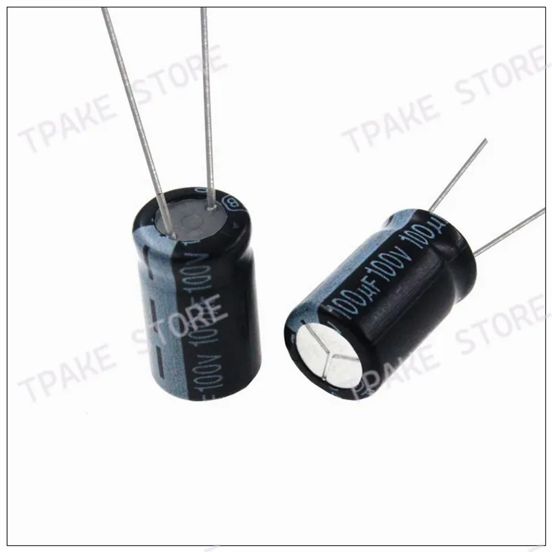 100uF 100V 100MFD Capacitor eletrolítico de alumínio 10*16mm radial