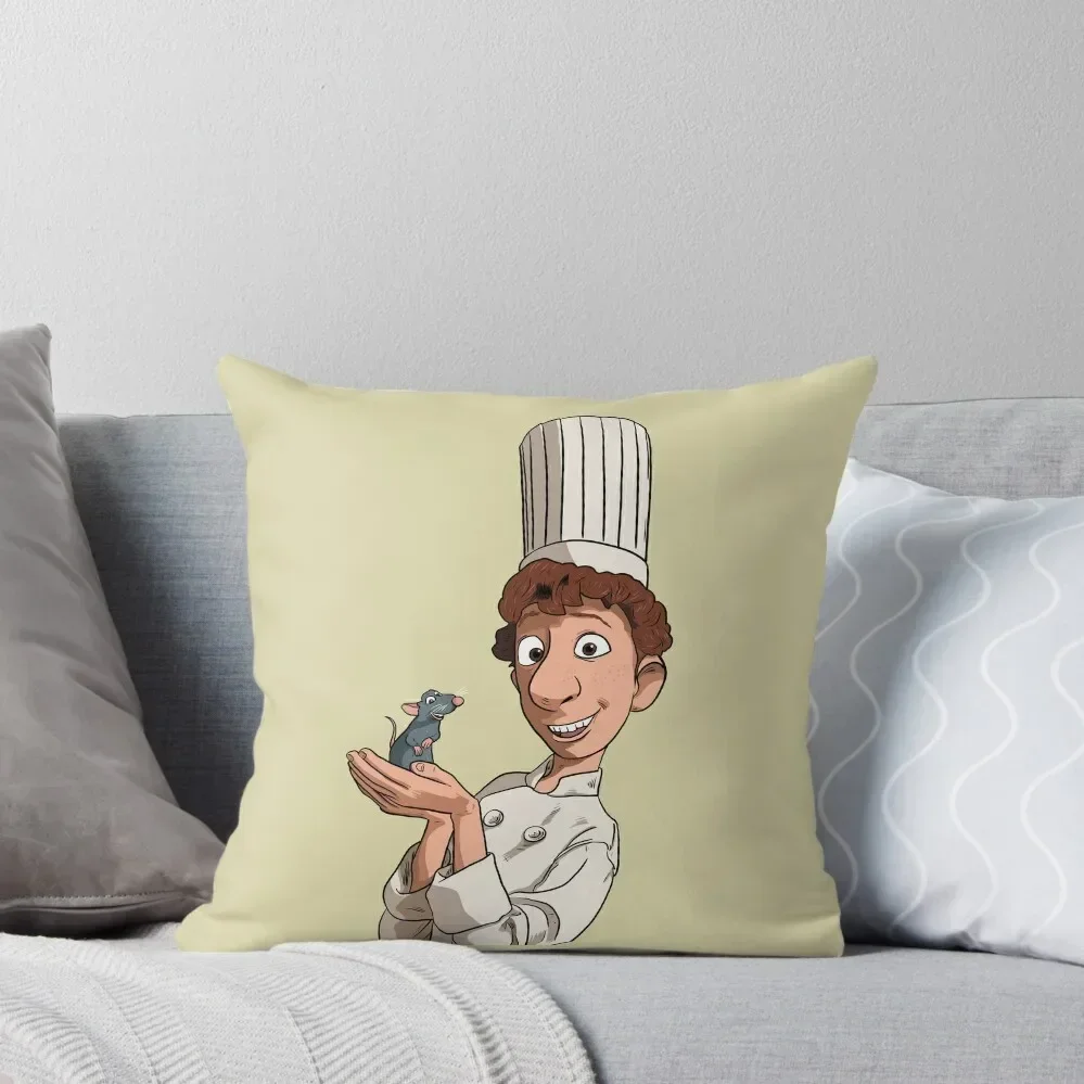 

Ratatouille - Remy and Linguini Throw Pillow Anime Decorative Cushions Luxury Sofa Cushions pillow