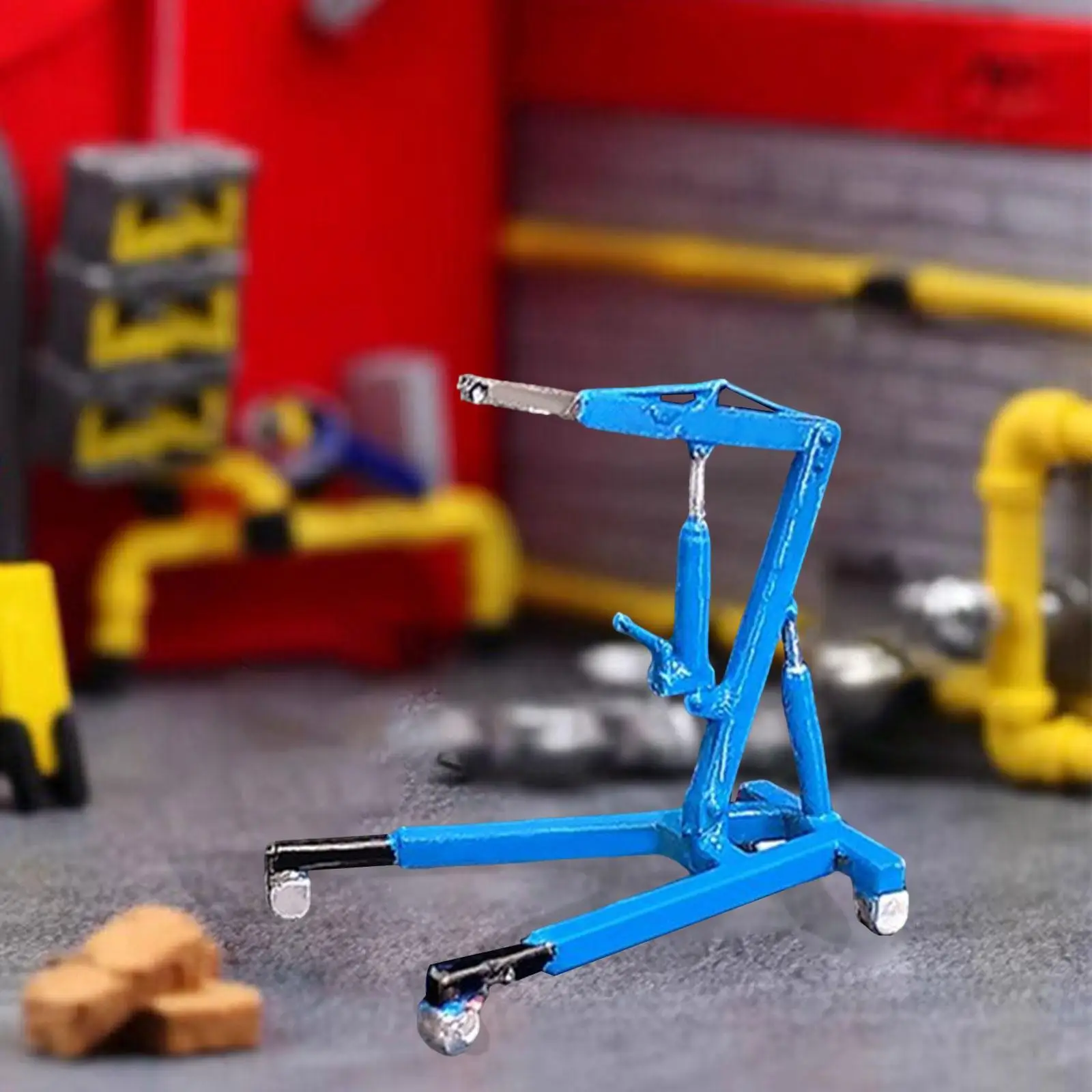 Engine Hoist Model Collection 1/64 for Car Garage Workshop Boys and Girls