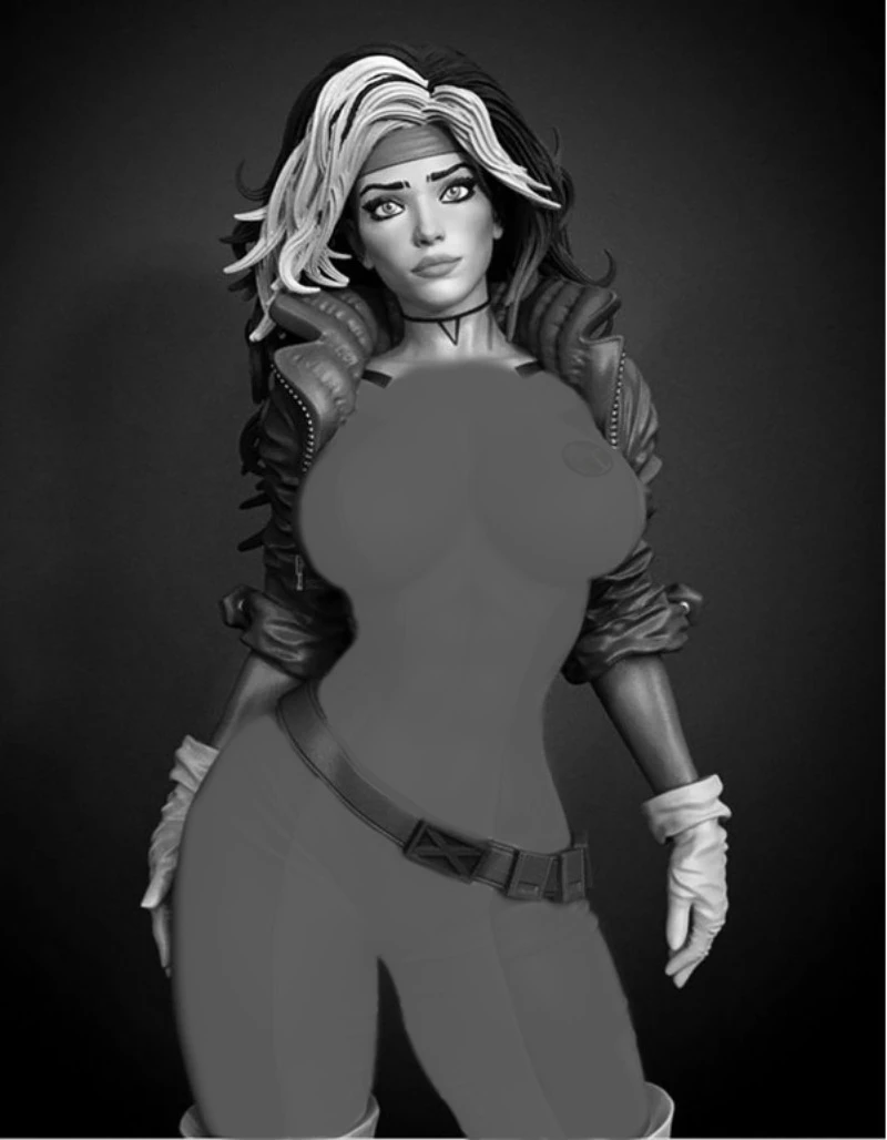 1/24 Resin-Figur, zusammengebautes Modellbausatz, Naughty Future Female Warrior, Fantasy-Miniaturstatue, unmontiert, unbemalt