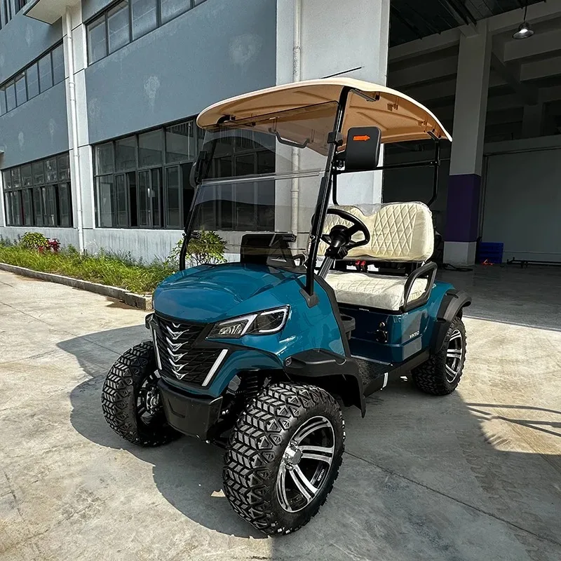 2026 Brand Design 2 Seat Sightseeing Bus Club Cart 48/72V   Electric Golf Buggy Hunting Cart with CE