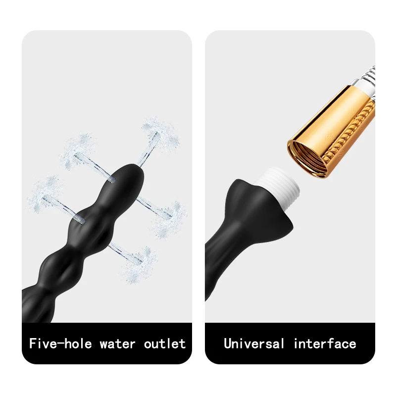 Silicone Bidet Shower Anal Washer Bidet Enema Cleaning Bath Ass Douche Ducha Anal Water Enema Shower Dusche Anal Adult Sex Toys - Image 6