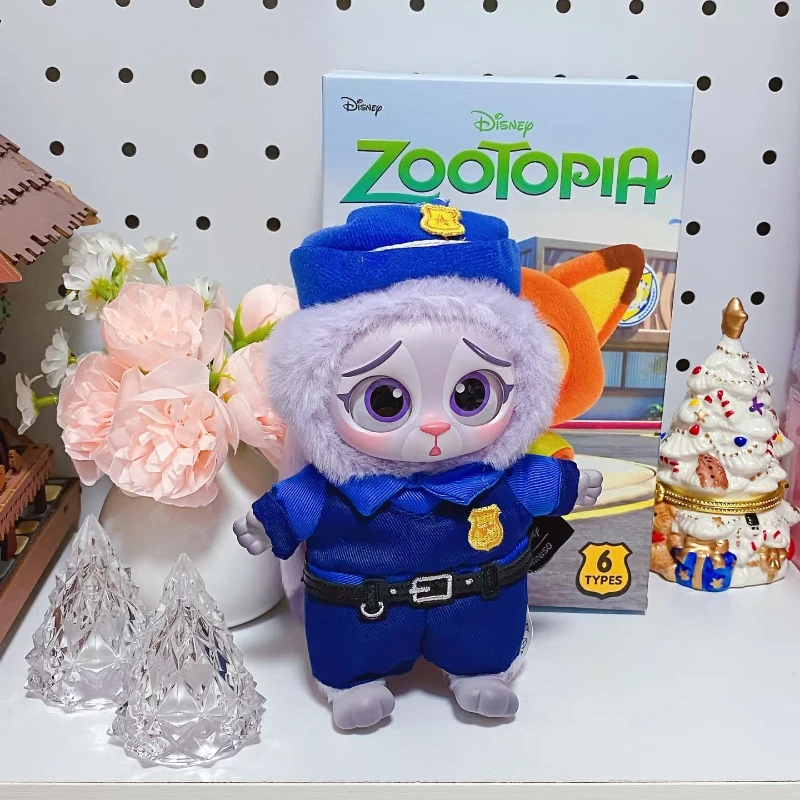 

Disney Zootopia Blind Box — виниловая кукла Nick & Judy, милый кулон на рюкзак, детская игрушка-сюрприз на день рождения, загадочный подарок для фанатов