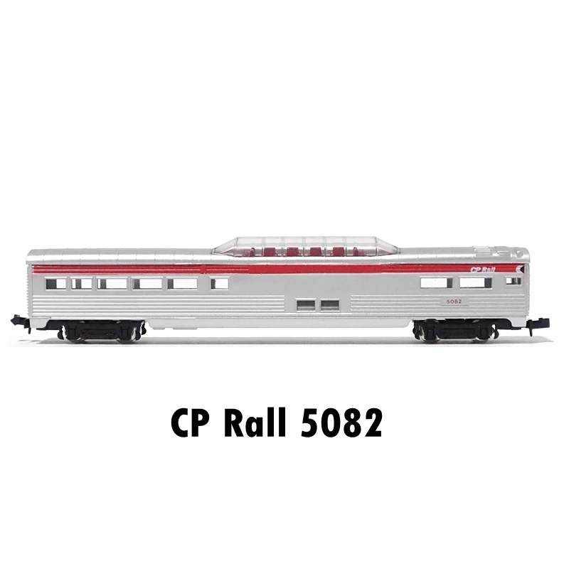 Diecast N Scale 1/160 Canadian Railway CP Rall Four Axle Passenger Train Model Adult Classic Collection Static Display Boy Toy