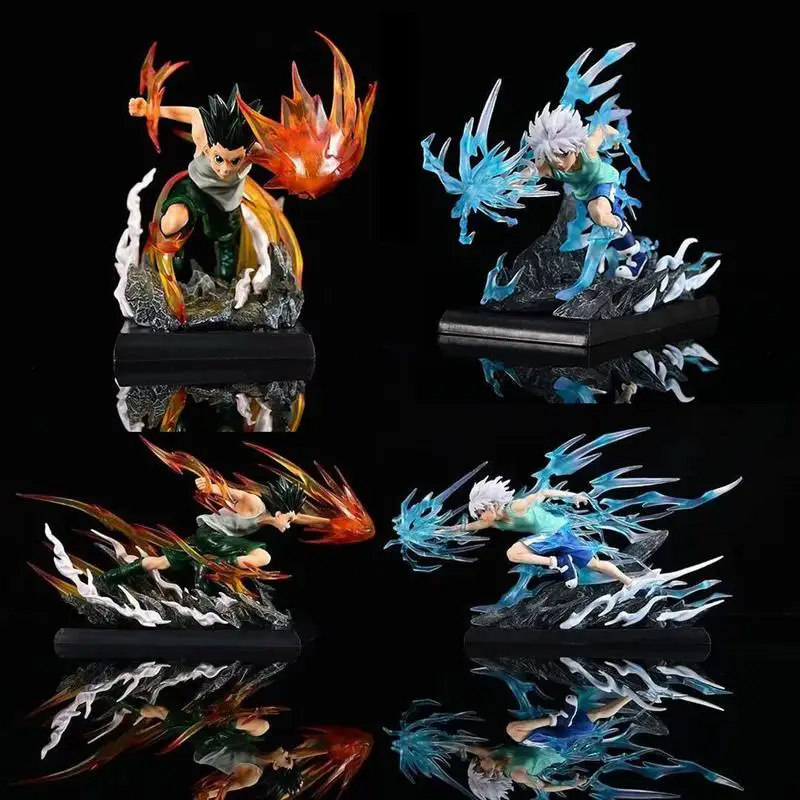 

Коллекционная аниме-статуэтка Гон Фрикс из серии Hunter X Hunter, лимитированная юбилейная серия, подвижная фигурка для любителей аниме.