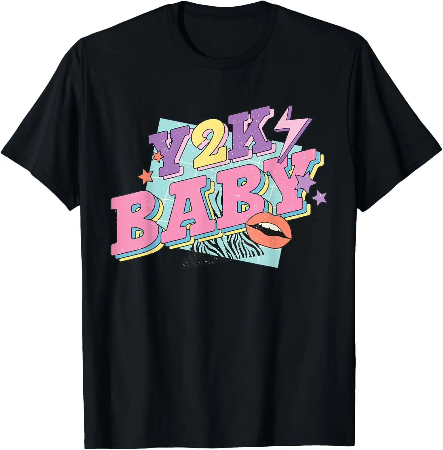 Retro 90er Y2K Baby Shirt Lustiges Neunziger 1990 Party Grafik T-Shirt