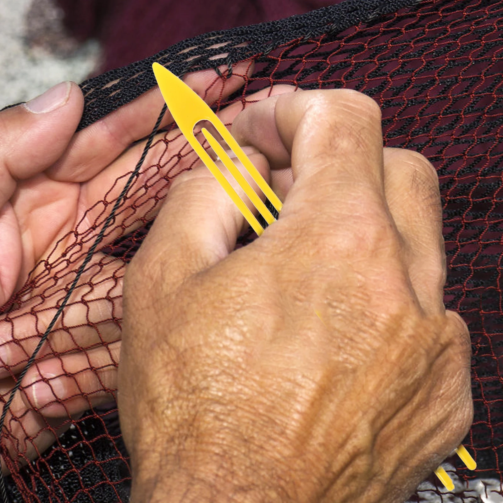 

40pcs Net Mending Shuttle Plastic Fishing Netting Shuttles Repair Tool For Weaving Sewing Kit Lightweight Durable Needles