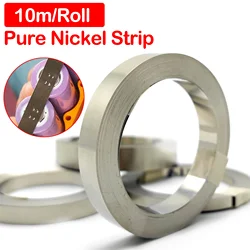 10m Pure Nickel Strips For Lithium Battery Pack Welding 99.6% Purity 32ft Nickle Tabs For 18650 26650 Battery Pack Spot Welding