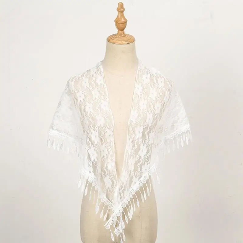 Elegant Hollowed ren khăn choàng Băng vai Váy tua rua Phụ kiện phụ nữ cho sự kiện đặc biệt Gathering