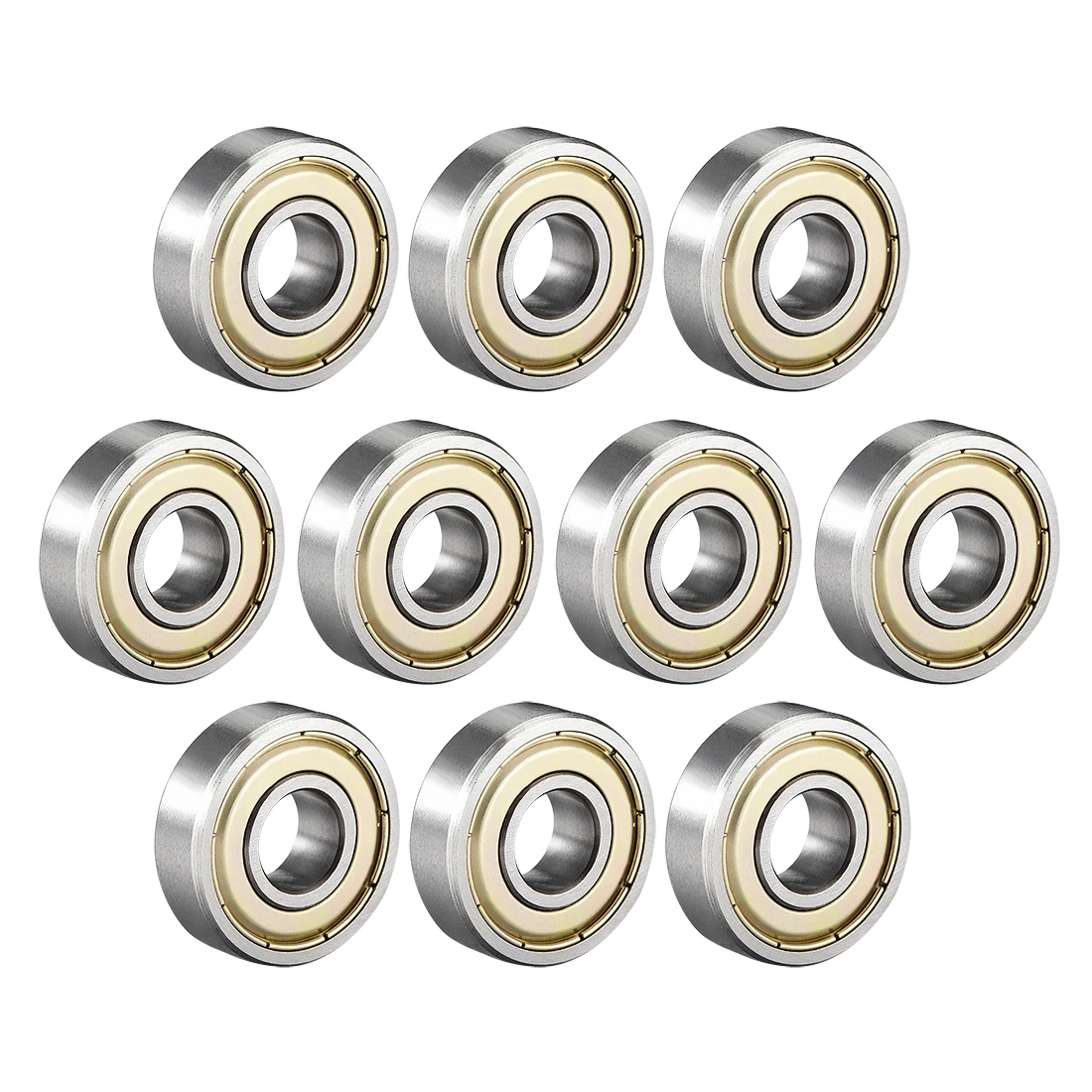 10pcs 6000ZZ 6001ZZ Deep Groove Ball Bearings Double Shield 10x26x8mm /12x28x8mm High Carbon Steel Z1 Ball Bearings